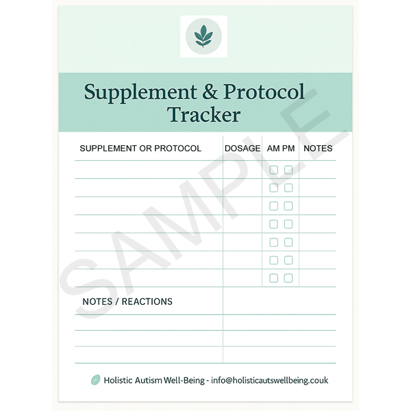 Supplement & protocol tracker v1